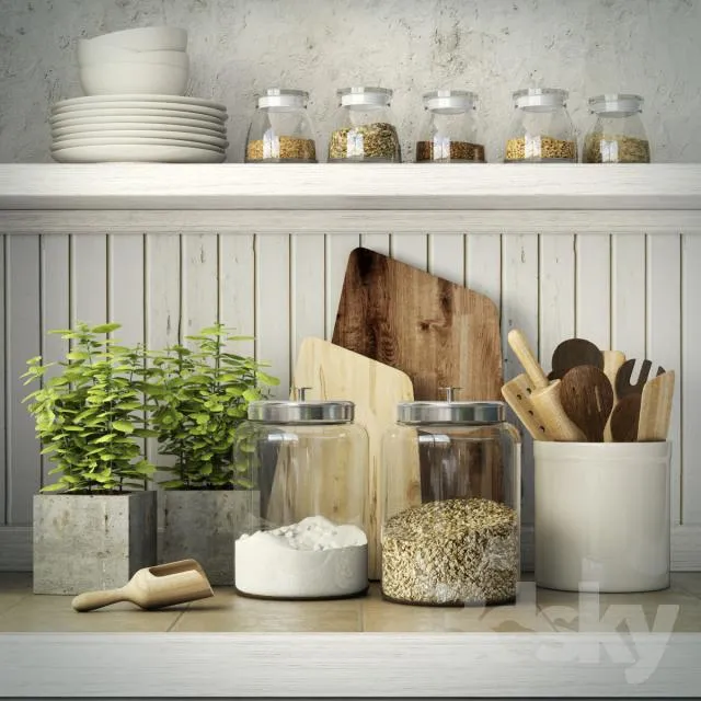 KITCHEN – TABLEWARE 3DSKYMODELS – 030