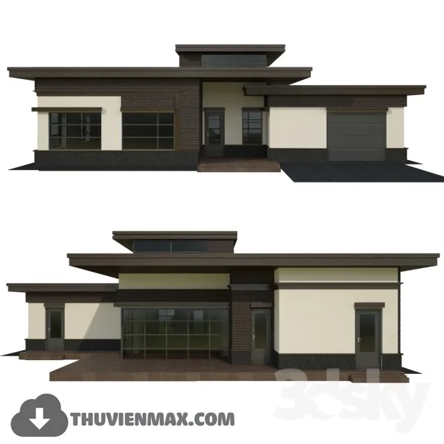 Cottage T5 3DS Max - thumbnail 3