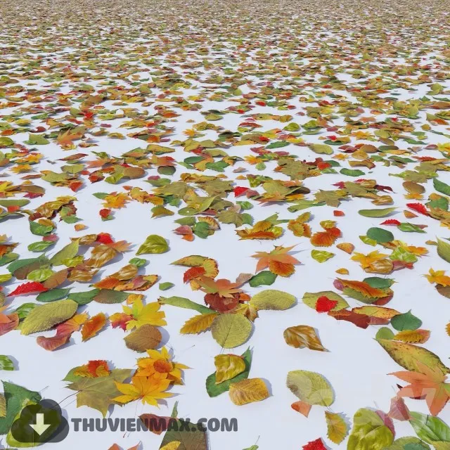 Autumn leaves 3DS Max - thumbnail 3