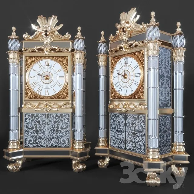 Baldi Home Jewels Clock 3DS Max - thumbnail 3