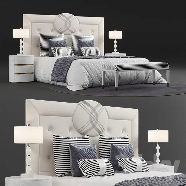 DECOR HELPER – BED 3D MODELS – 121