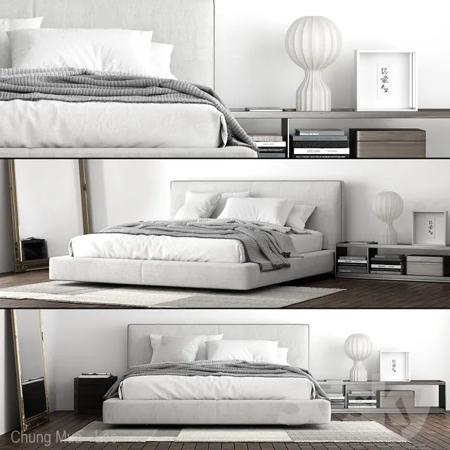 DECOR HELPER – BED 3D MODELS – 122