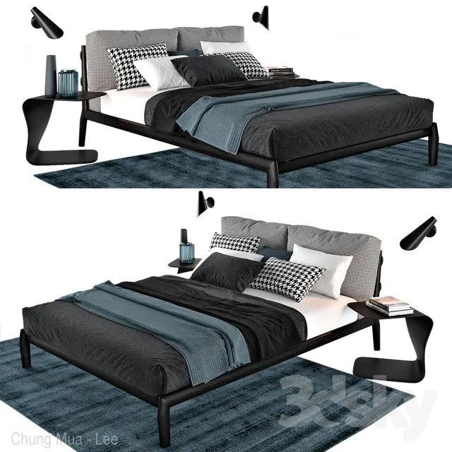 DECOR HELPER – BED 3D MODELS – 168