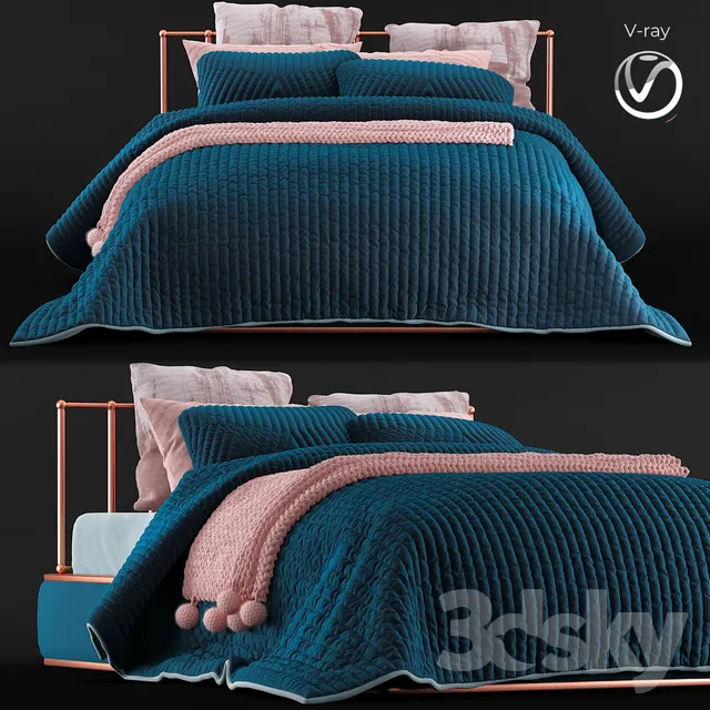 DECOR HELPER – BED 3D MODELS – 222