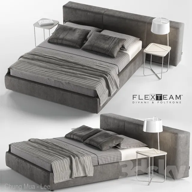 FLEXTEAM REEF bed 3DS Max - thumbnail 3