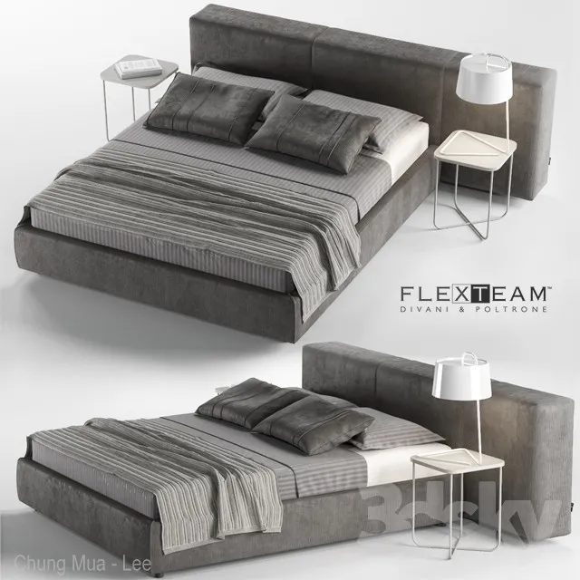 DECOR HELPER – BED 3D MODELS – 324