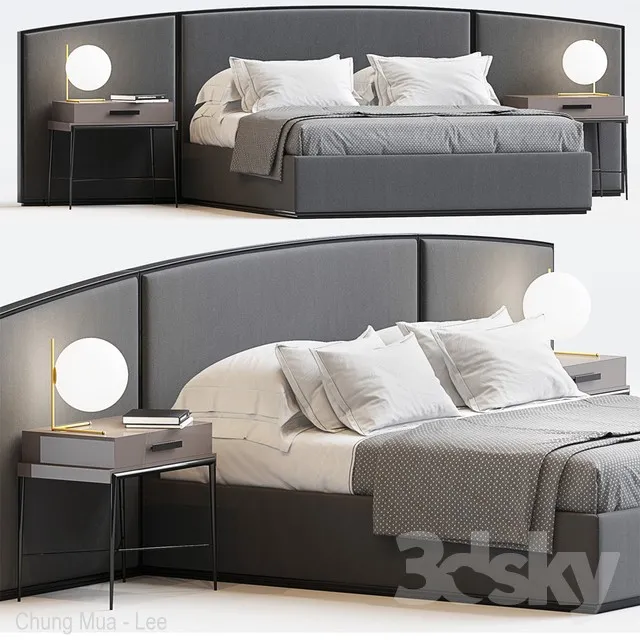 DECOR HELPER – BED 3D MODELS – 350