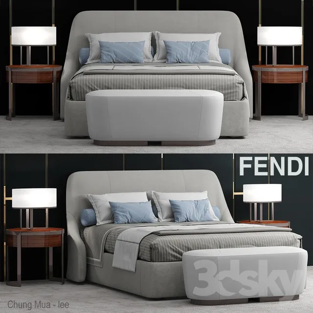 DECOR HELPER – BED 3D MODELS – 461