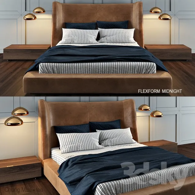 DECOR HELPER – BED 3D MODELS – 516