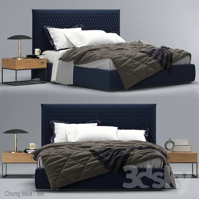 DECOR HELPER – BED 3D MODELS – 546
