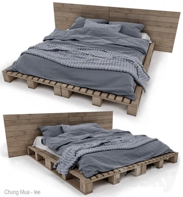 DECOR HELPER – BED 3D MODELS – 603