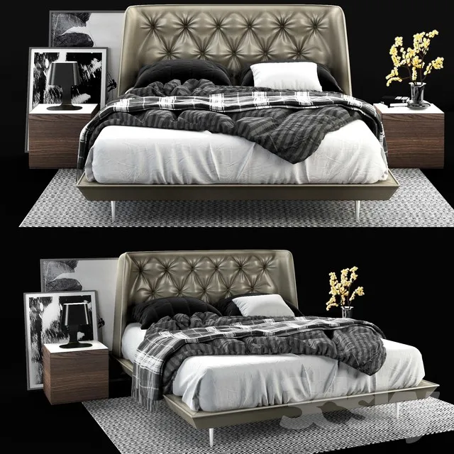 DECOR HELPER – BED 3D MODELS – 660