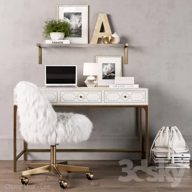 DECOR HELPER – BEDROOM – DRESSING TABLE 3D MODELS – 5