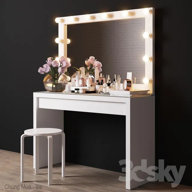 DECOR HELPER – BEDROOM – DRESSING TABLE 3D MODELS – 43