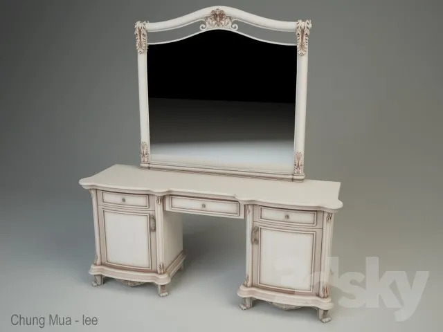 DECOR HELPER – BEDROOM – DRESSING TABLE 3D MODELS – 51