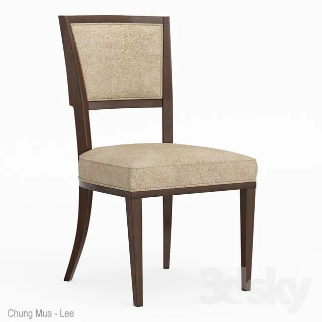 Dining Chair Moderne Side Chair Caracole 3DS Max - thumbnail 3