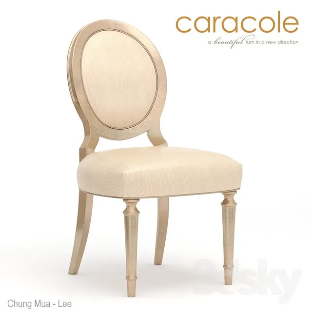 Dining chair May I Join You? Caracole 3DS Max - thumbnail 3
