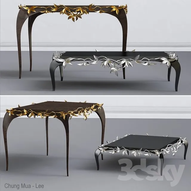 Christopher Guy Millefeuilles Console Table 3DS Max - thumbnail 3