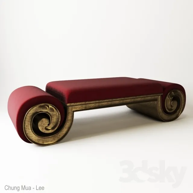 Bench Christopher Guy 3DS Max - thumbnail 3