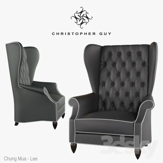 Armchair Discerning Christopher Guy 3DS Max - thumbnail 3