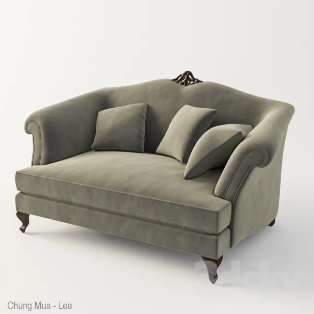 2x seater sofa Christopher Guy_60-0202 3DS Max - thumbnail 3