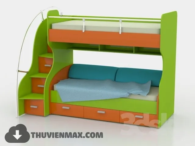 Bed Childroom 3D Models – 107