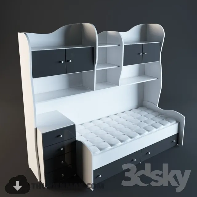 Bed Childroom 3D Models – 108