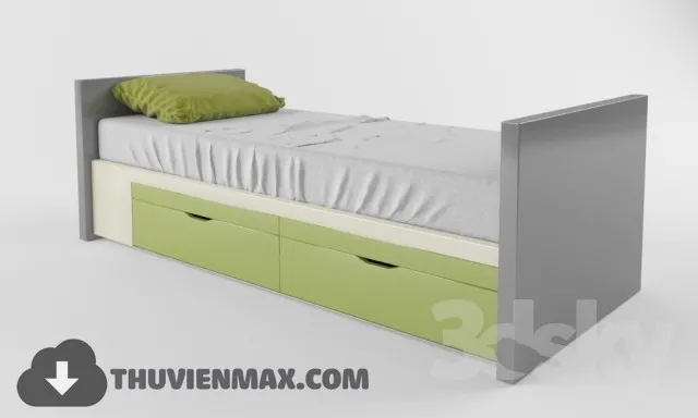 Bed Childroom 3D Models – 110
