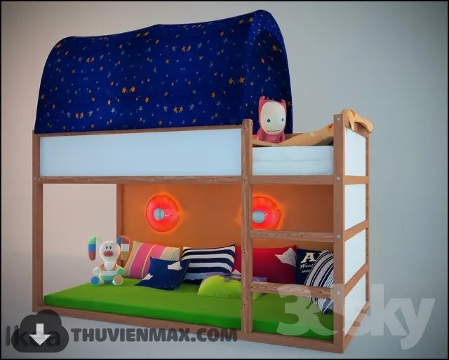 Bed Childroom 3D Models – 112