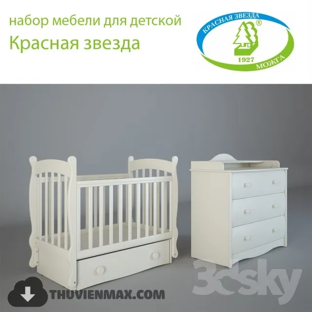 Bed Childroom 3D Models – 120
