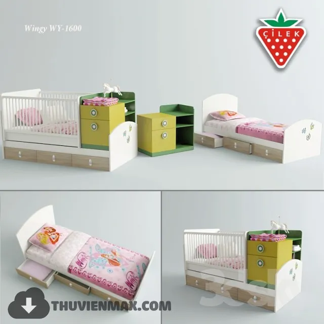 Bed Childroom 3D Models – 124