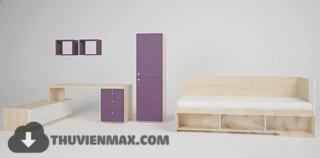 Child Furniture 3D Models – 012