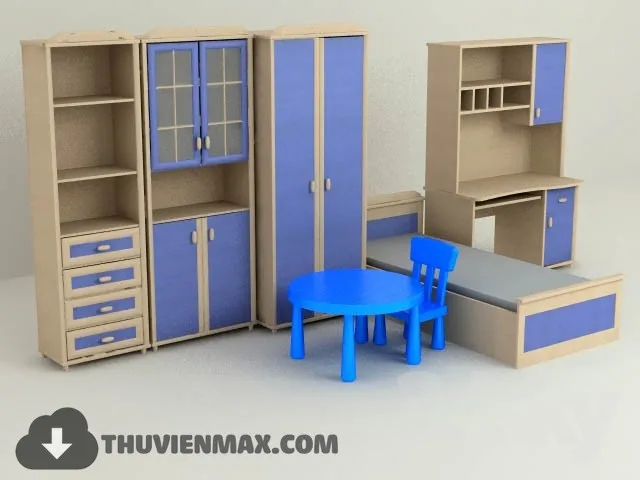Child Furniture 3D Models – 013