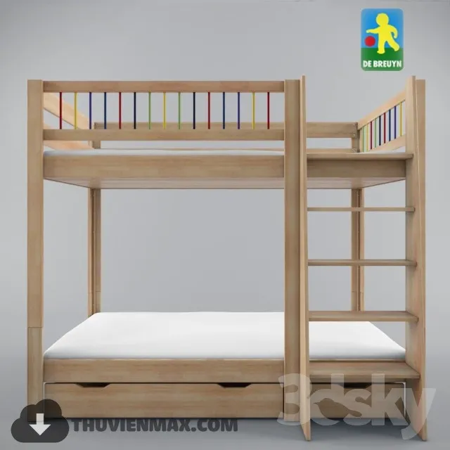 Bed Childroom 3D Models – 016