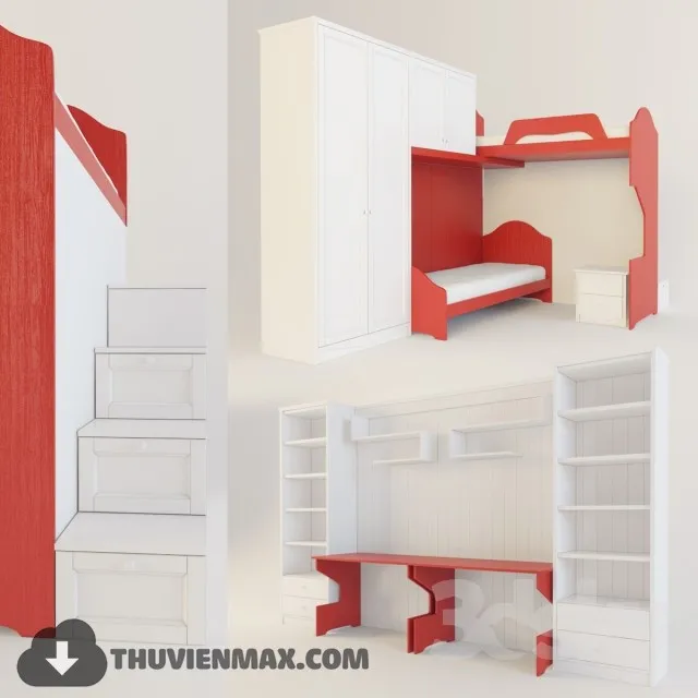 Child Furniture 3D Models – 036