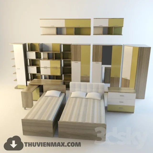 Child Furniture 3D Models – 040