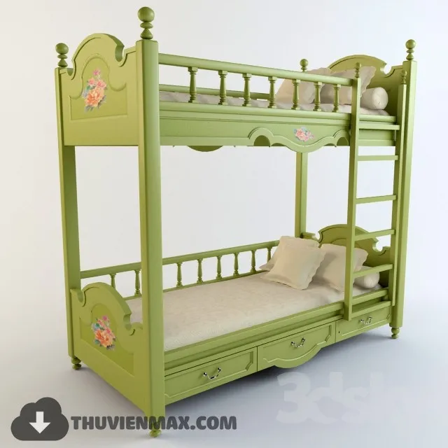 Bed Childroom 3D Models – 020