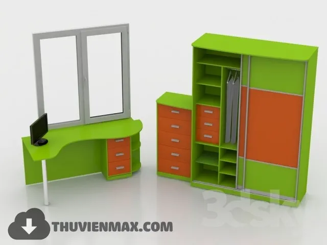 Child Furniture 3D Models – 064