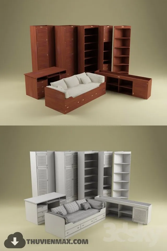 Child Furniture 3D Models – 067