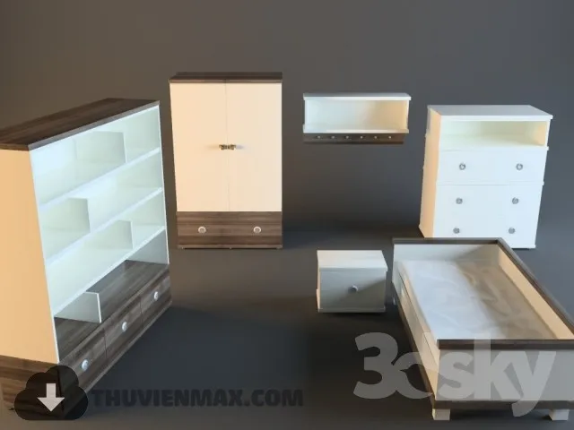 Child Furniture 3D Models – 068