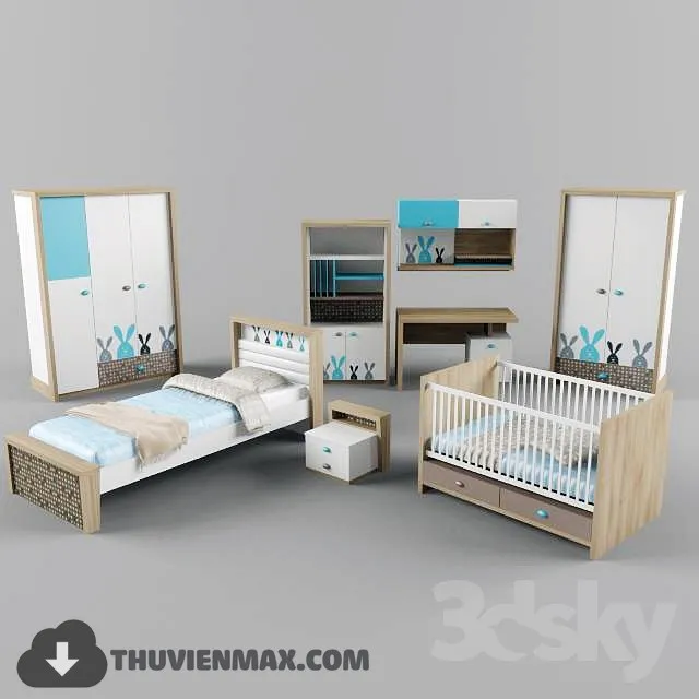 Child Furniture 3D Models – 073