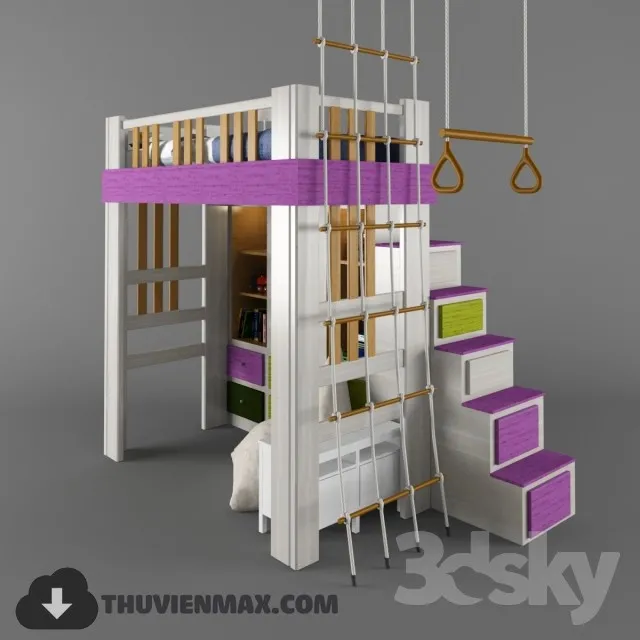 Child Furniture 3D Models – 076