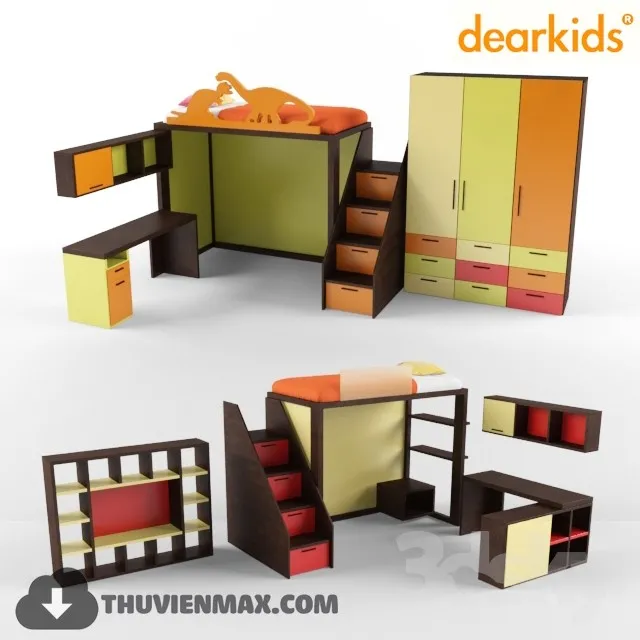 Child Furniture 3D Models – 077