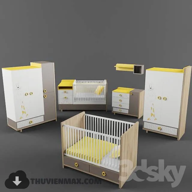 Child Furniture 3D Models – 079