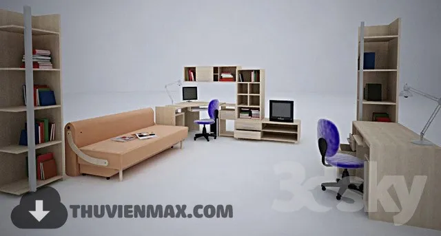 Child Furniture 3D Models – 086
