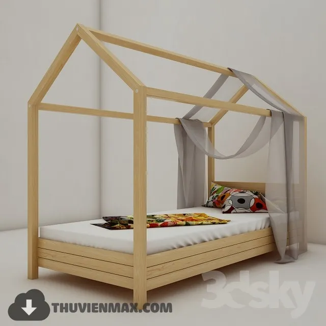 Bed Childroom 3D Models – 025