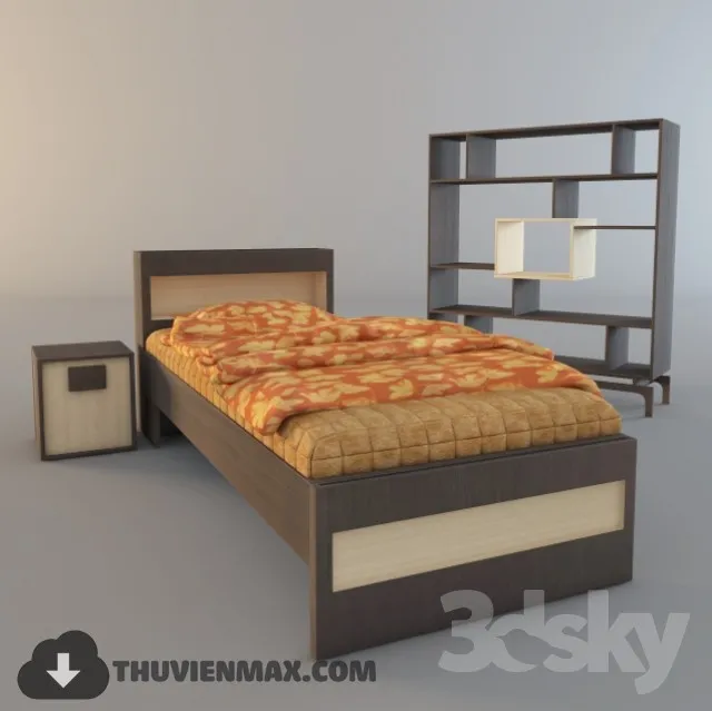 Bed Childroom 3D Models – 004