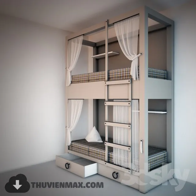Bed Childroom 3D Models – 033