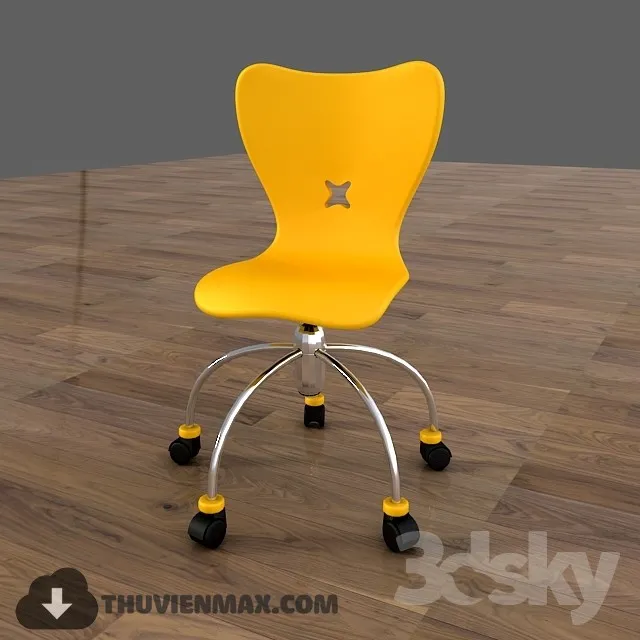 Table + Chair Childroom 3D Models – 014