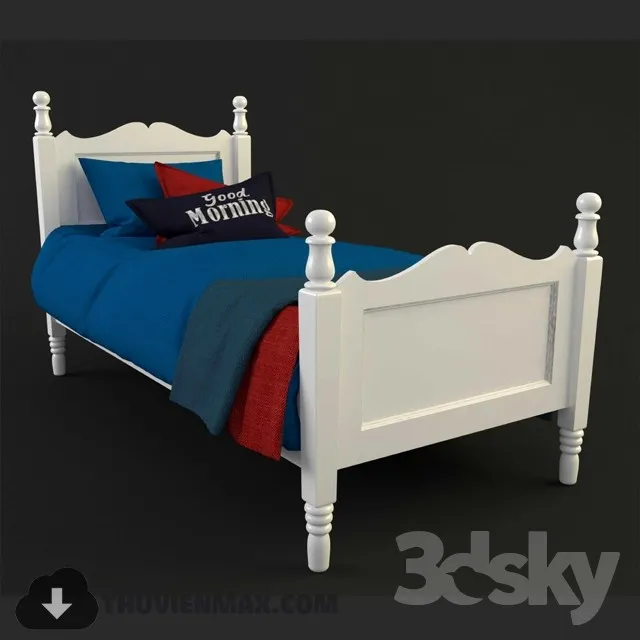 Bed Childroom 3D Models – 037